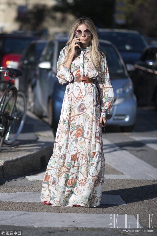 她们穿连衣裙这么瘦原本都是由于这条腰带!