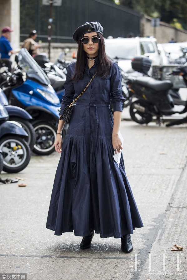 她们穿连衣裙这么瘦原本都是由于这条腰带!